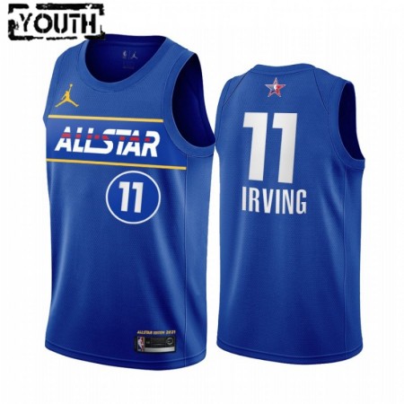Maglia NBA Brooklyn Nets Kyrie Irving 11 2021 All-Star Jordan Brand Blu Swingman - Bambino